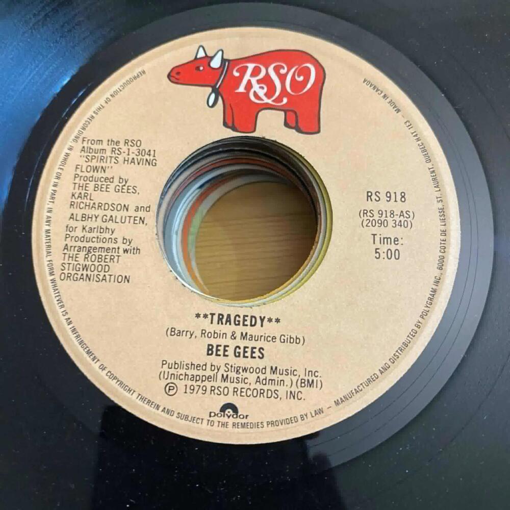 Bee Gees - Tragedy/Until RS 918 45rpm VG R37